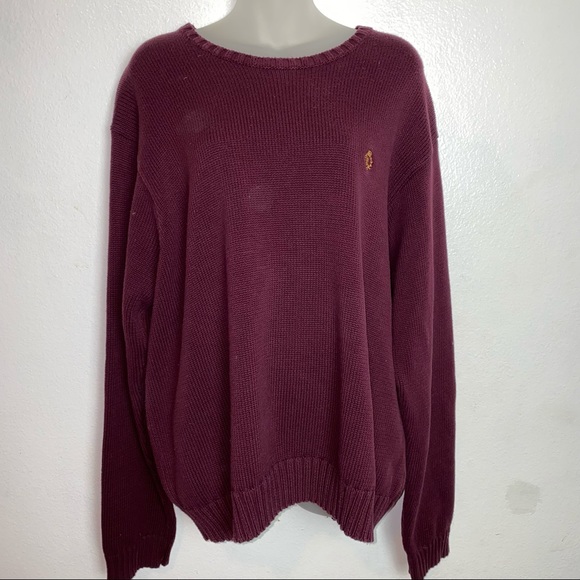 Lauren Ralph Lauren Other - Lauren Ralph Lauren maroon crest logo men’s sweater